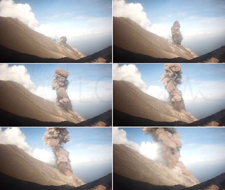 Stromboli, esplosione maggiore dal cratere nord