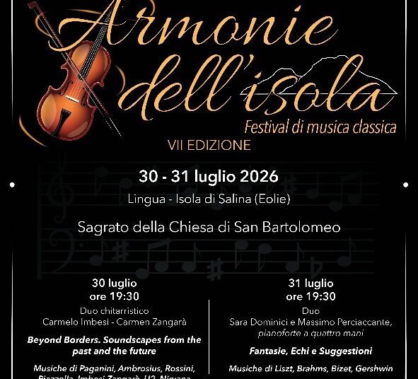 Salina celebra la bellezza con il festival "Armonie dell'Isola"