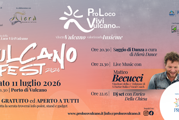 Musica, comunità e turismo: nasce il Vulcano Fest 2026