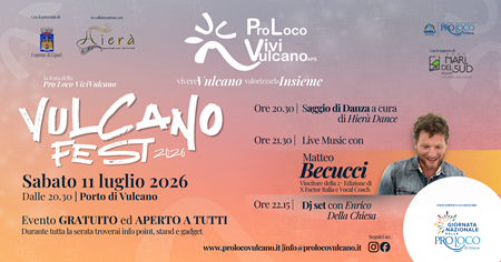 Musica, comunità e turismo: nasce il Vulcano Fest 2026
