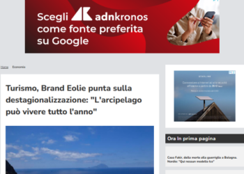 Brand Eolie su AdnKronos : l'importanza dei press tour per rafforzare l'immagine delle sette isole