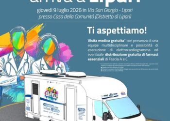 L'Asp 5 porta il Motorhome della salute a Lipari