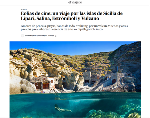 Le Eolie su El Pais