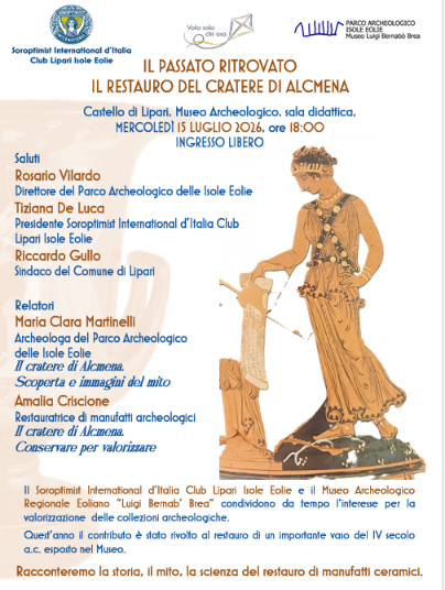 Il passato ritrovato: il Cratere di Alcmena torna al Museo Archeologico Eoliano