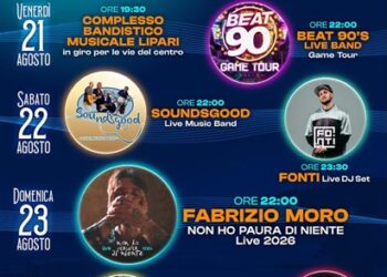 San Bartolomeo 2026 : il programma degli spettacoli
