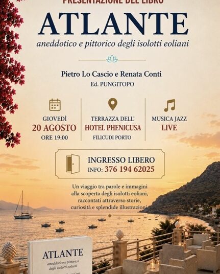 All'hotel Phenicusa la presentazione Atlante aneddotico e pittorico degli isolotti eoliani