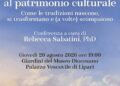 "Dal rito al patrimonio culturale", conferenza al Museo Diocesano