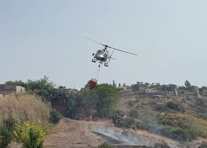 Lipari, nuovo incendio tra San Calogero e Schiccione