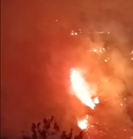Lipari, grosso incendio a Schiccione fortunatamente domato