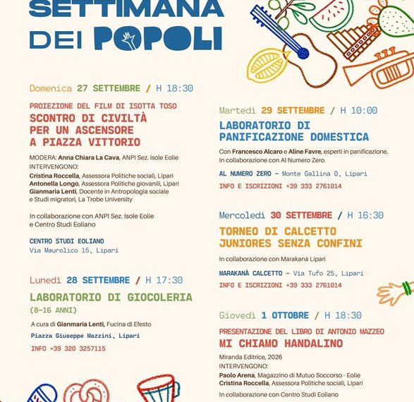 Festa dei Popoli a Lipari, il Mediterraneo che unisce