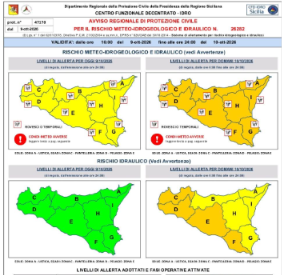 Eolie, domani allerta arancione per maltempo