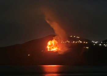 Quattropani, nuovo incendio sotto Chiesa Vecchia