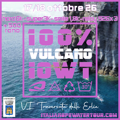 Vulcano da record: oltre 450 nuotatori per la Traversata delle Eolie